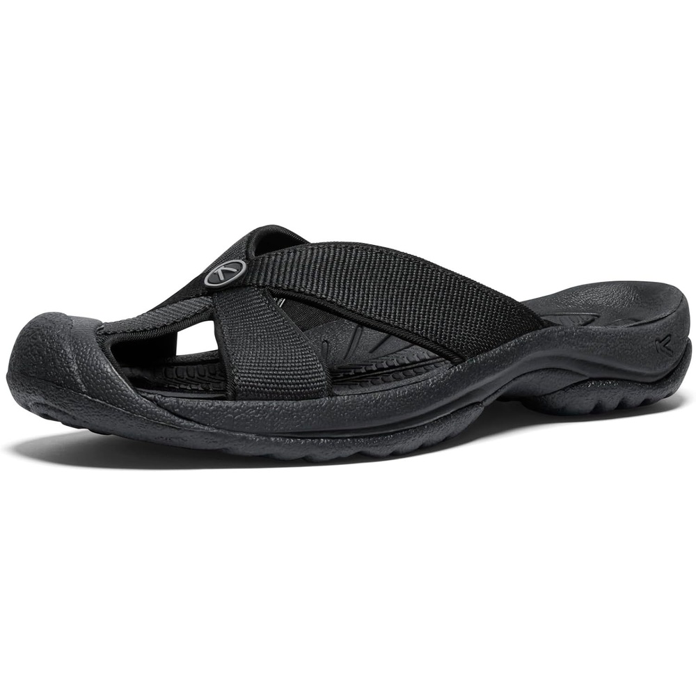 image:imageKEEN Womens Bali Slip On Closed Toe FlipFlopsBlackSteel Grey
