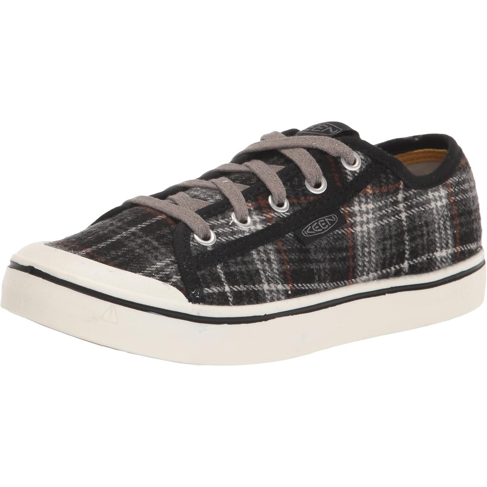 image:imageKEEN Womens Elsa Casual ComfortableBlack PlaidSteel Grey