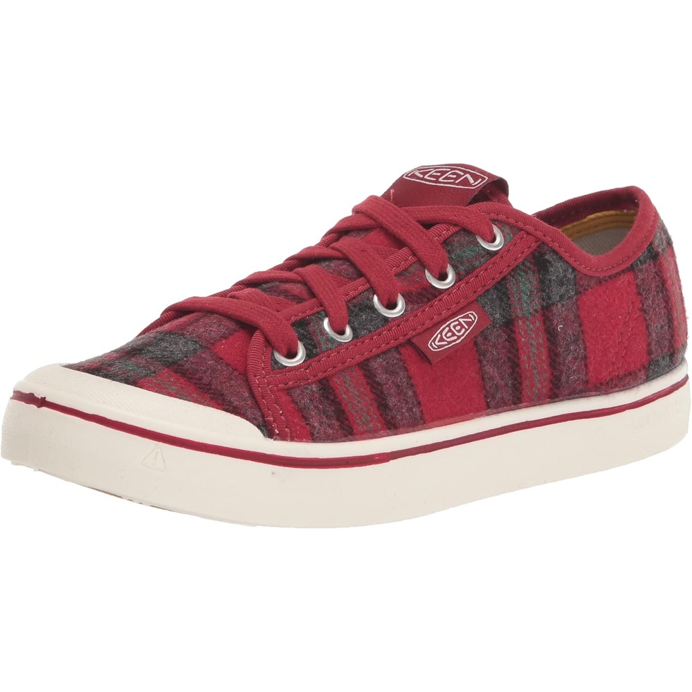 image:imageKEEN Womens Elsa Casual ComfortableRed PlaidRed Dahlia