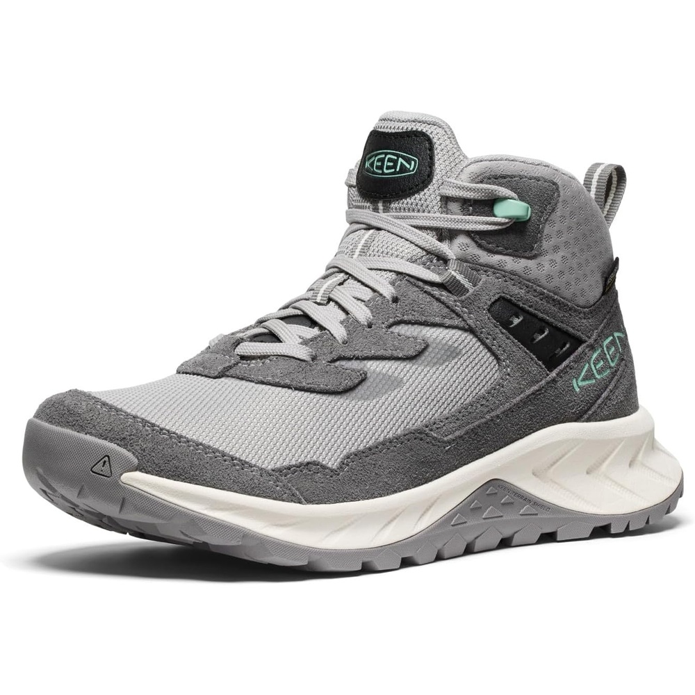 image:imageKEEN Womens Hightrail Mid Height Durable Lightweight Breathable Leather Waterproof Hiking BootsAlloyLichen