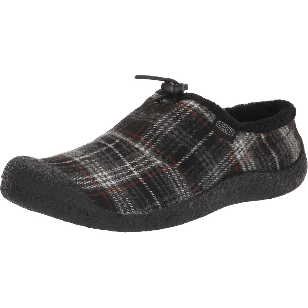 image:imageKEEN Womens Howser 3 Slide Comfy DurableBlack PlaidSteel Grey