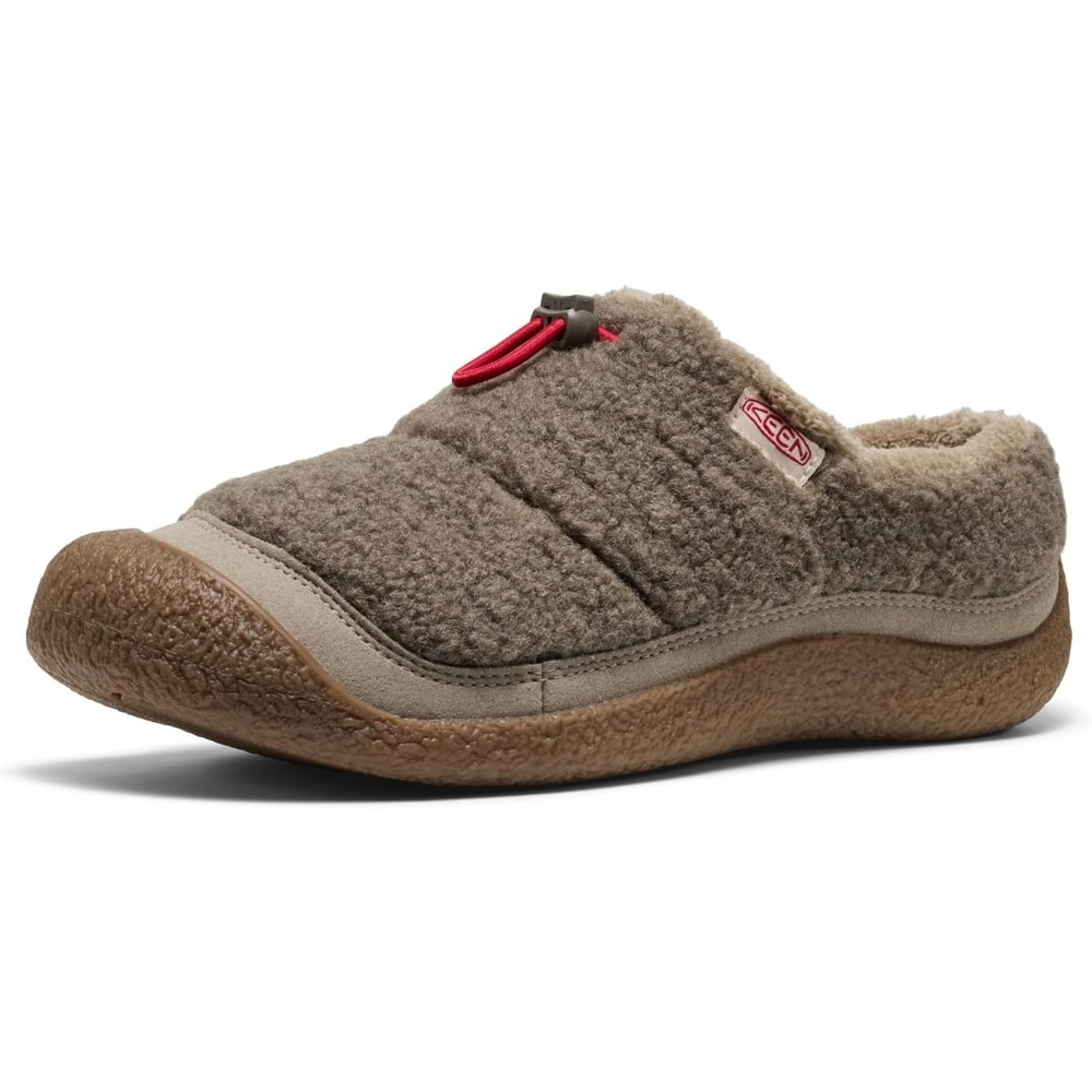 image:imageKEEN Womens Howser 3 Slide Comfy DurableBrindleBrindle Sherpa Fleece