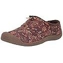 KEEN Women’s Howser 3 Slide Comfy Durable(Frontier Flannel Red)