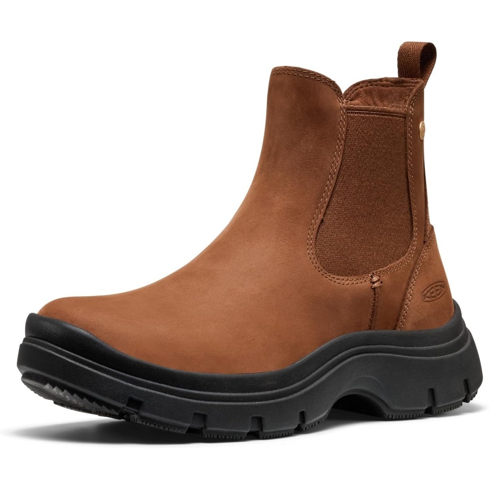 image:imageKEEN Womens Kosa Chelsea Classic Platform Style Comfortable Pull On Chelsea BootBisonBlack