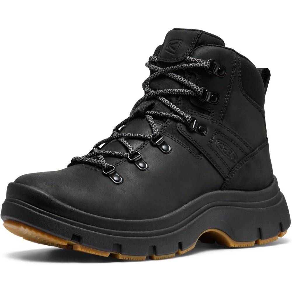 image:imageKEEN Womens Kosa Pyrenees Mid Height Classic Platform Style Comfortable Hiking BootsBlack