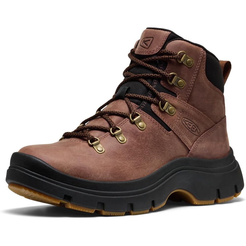 image:imageKEEN Womens Kosa Pyrenees Mid Height Classic Platform Style Comfortable Hiking BootsNutmeg