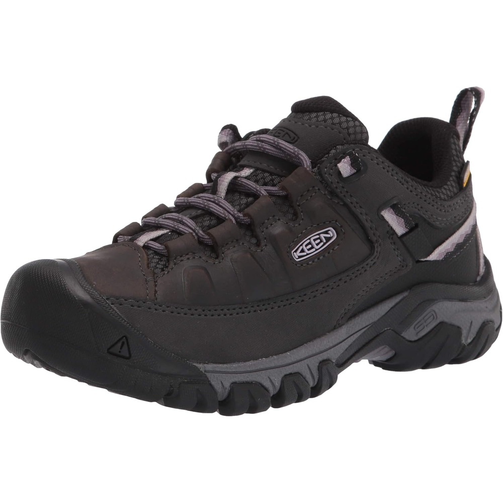 image:imageKEEN Womens Targhee 3 Low Height Waterproof Hiking ShoesBlackThistle