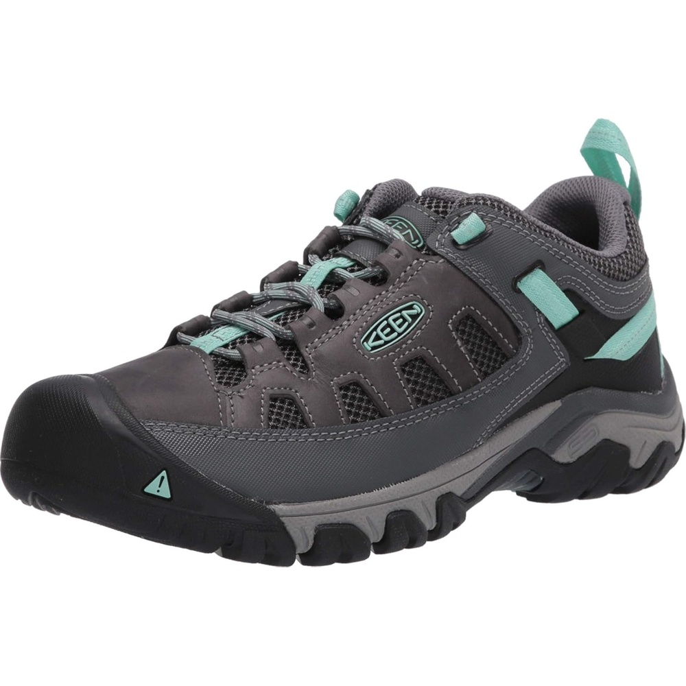 image:imageKEEN Womens Targhee Vent Low Height BreathableHiking ShoesSteel GreyOcean Wave
