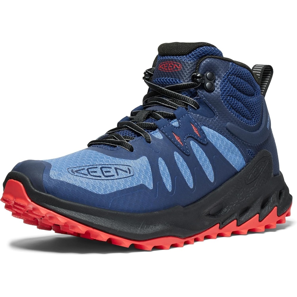 image:imageKEEN Zionic Mid WaterproofCoronet BluePoppy Red