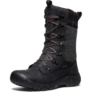 KEEN Greta Tall Boot Waterproof(Black/Black Plaid)