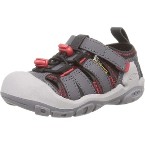 KEEN Kids’ Knotch Creek Casual Comfortable(Magnet/Red Carpet)