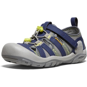 KEEN Kids’ Knotch Creek Casual Comfortable(Steel Grey/Blue Depths)