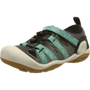 KEEN Kids’ Knotch Creek Casual Comfortable(Steel Grey/Waterfall)