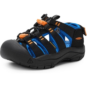 KEEN Kids Newport Boundless Sandals (Toddler/Little Kid)(Black/Precious Blue)