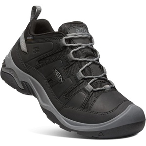 KEEN Men’s Circadia Low Height Comfortable Waterproof Hiking Shoes(Black/Steel Grey)