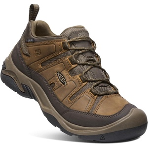 KEEN Men’s Circadia Low Height Comfortable Waterproof Hiking Shoes(Shitake/Brindle)