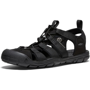 KEEN Men’s Clearwater CNX Closed Toe Lightweight Adventure Hiking and Water Sandals(Black/Black/Black)