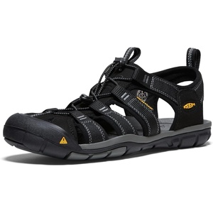 KEEN Men’s Clearwater CNX Closed Toe Lightweight Adventure Hiking and Water Sandals(Black/Gargoyle)