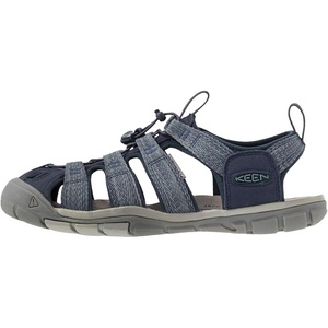 KEEN Men’s Clearwater CNX Closed Toe Lightweight Adventure Hiking and Water Sandals(Blue/Steel Grey)