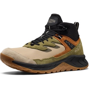 KEEN Men’s Hightrail Mid Waterproof Hiking Boots(Safari/Black)