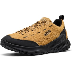 KEEN Men’s Jasper Zionic Durable Tread Suede Climbing Approach Style Hiking Shoes(Oak Buff/Black)