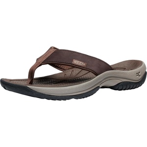KEEN Men’s Kona Flip Flop Sandals(Java/Dark Earth)