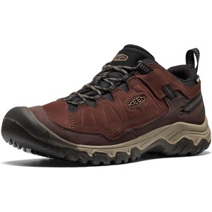 KEEN Men’s Targhee 4 Low Height Durable Comfortable Waterproof Hiking Shoes(Java/Bison)