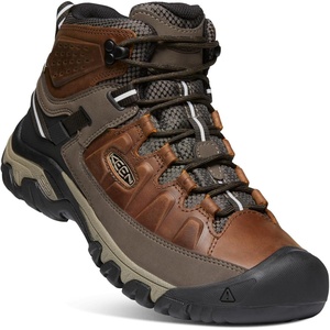 KEEN Men’s Targhee III Mid Height Waterproof Hiking Boot(Chestnut/Mulch)