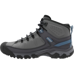 KEEN Men’s Targhee III Mid Height Waterproof Hiking Boot(Drizzle/Captains Blue)