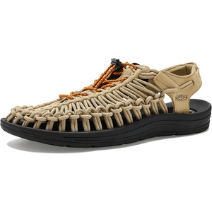 KEEN Men’s Uneek Sandals(Safari/Orange Peel)