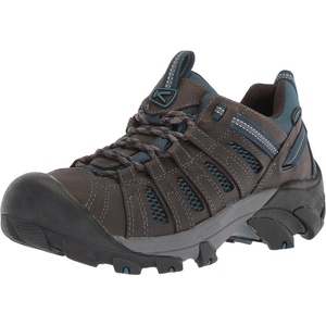 KEEN Men’s Voyageur Low Height Breathable Hiking Shoes(Alcatraz/Legion Blue)