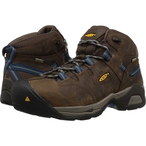 KEEN Utility Detroit XT Mid Steel Toe Waterproof(Cascade Brown/Orion Blue)