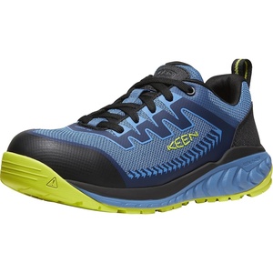 KEEN Utility Men’s Arvada Low Height Composite Toe Breathable Industrial Work Sneakers(Naval Academy/Evening Primrose)