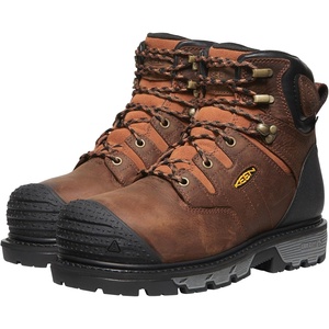 KEEN Utility Men’s Camden 6 Boots(Leather Brown/Black)