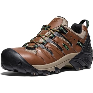 KEEN Utility Men’s Lansing Low Height Steel Toe Work Shoes(Bison/Black)