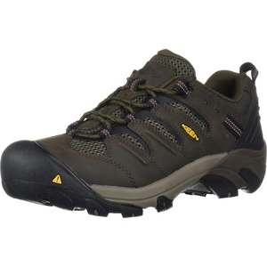 KEEN Utility Men’s Lansing Low Height Steel Toe Work Shoes(Cascade Brown/Fired Brick)