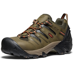 KEEN Utility Men’s Lansing Low Height Steel Toe Work Shoes(Dark Olive/Black)
