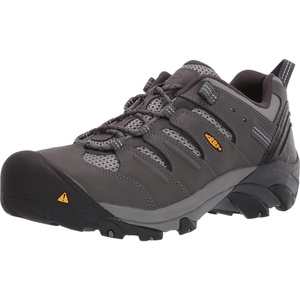 KEEN Utility Men’s Lansing Low Height Steel Toe Work Shoes(Magnet/Majolica Blue)