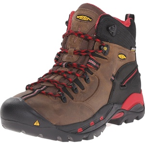 KEEN Utility Men’s Pittsburgh 6″ Leather Waterproof Steel Toe Work Boots(Brown)