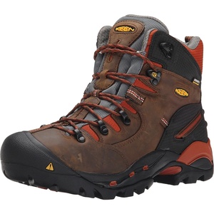 KEEN Utility Men’s Pittsburgh 6″ Soft Toe Waterproof Work Boots(Cascade Brown/Bombay Brown)