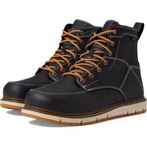 KEEN Utility Men’s San Jose 6″ Alloy Toe Waterproof Wedge Work Boots(Sky Captain/Star White)