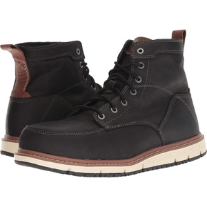 KEEN Utility Men’s San Jose 6″ Alloy Toe Wedge Work Boots(Black/Carmel Cafe)