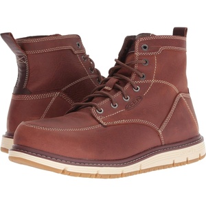 KEEN Utility Men’s San Jose 6″ Alloy Toe Wedge Work Boots(Gingerbread/Off-white)