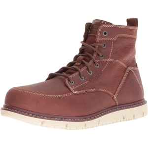 KEEN Utility Men’s San Jose 6″ Soft Toe Wedge Work Boots(Gingerbread/Off-white)