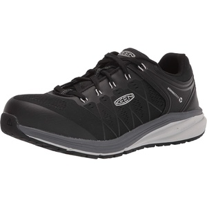 KEEN Utility Men’s Vista Energy Low Height Sneakers Composite Toe Industrial Work Shoes(Vapor/Black)