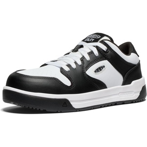 KEEN Utility Women’s Overton Low Height Composite Toe Lightweight Durable Work Sneakers(Star White/Black)