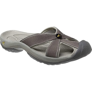 KEEN Women’s Bali Slip On Closed Toe Flip-Flops(Magnet/Neutral Gray)