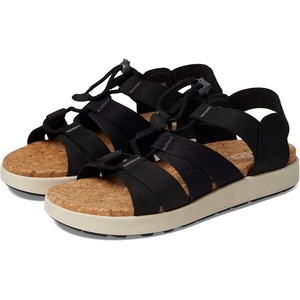 KEEN Women’s, Elle Mixed Strap Sandal(Black/Birch)