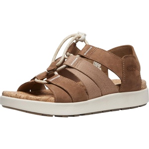 KEEN Women’s, Elle Mixed Strap Sandal(Toasted Coconut/Birch)