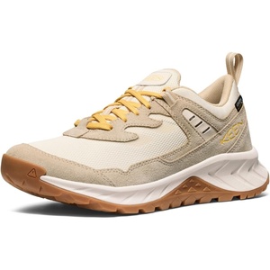 KEEN Women’s Hightrail Low Height Durable Lightweight Breathable Leather Waterproof Hiking Shoes(Birch/Daffodil)
